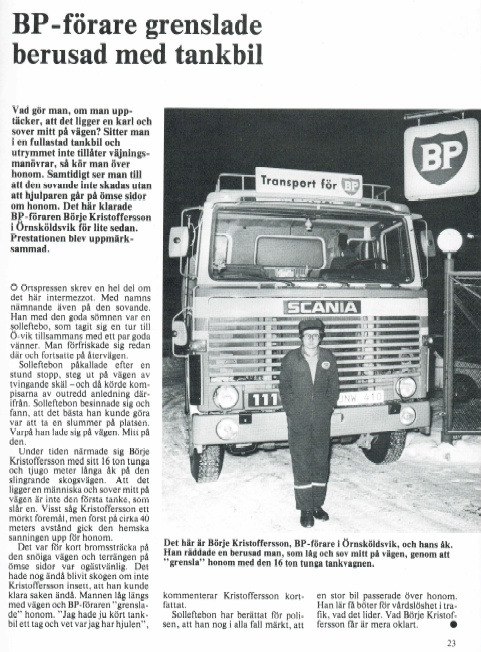 BP-Skölden - 1977 - Tankbil JNW410 grenslar berusad man.JPG