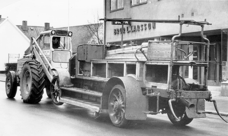 Höganäs Borgarbrandkår Magirus Brandbil skänktes till norra sverige 1964.JPG