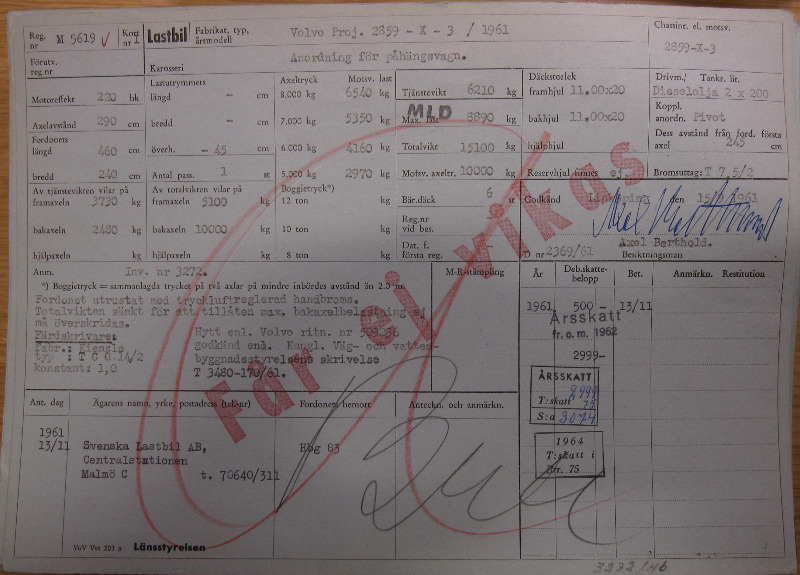 M5619 - Volvo Projekt 2859-X-3 - 1961 - Ch # 2859-X-3 - Kort 1a.JPG