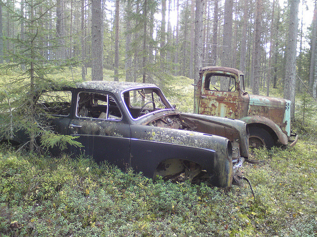 Morris Commercial - Skogsvrak - 03 - Västernorrland.JPG