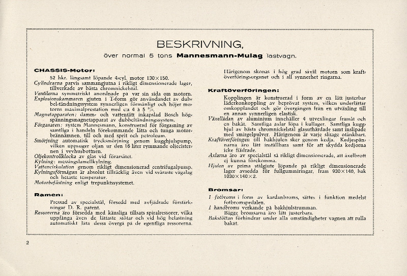 Mannesmann-Mulag – Wikipedia - img0004-access - 5 Tons Lastvagn - Sid 02 - Beskrivning.JPG