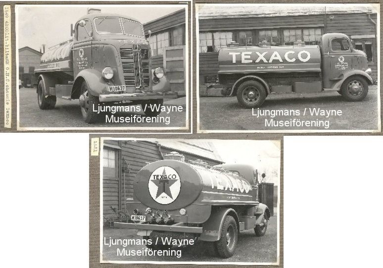 Ljungmans Album_1601-1800 Collage 1649-1651 - M10637 - GMC F18 B - 1937 - Ch # 577 - Texaco Tankbil.JPG