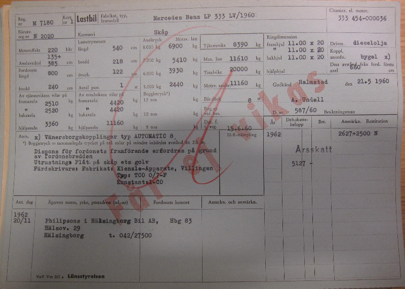 M7180 - Mercedes-Benz LP333 LV - 1960 - Ch # 333454-000036 - Kort 1a - (Förut N2020).JPG