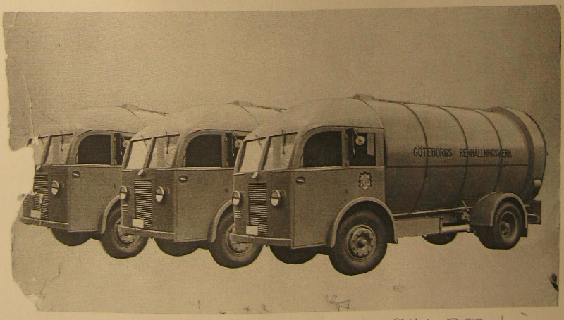 Scania-Vabis 34512 - Tre Sopbilar från Lunds Mekaniska Verkstad till Göteborgs Renhållningsverk 1936.JPG