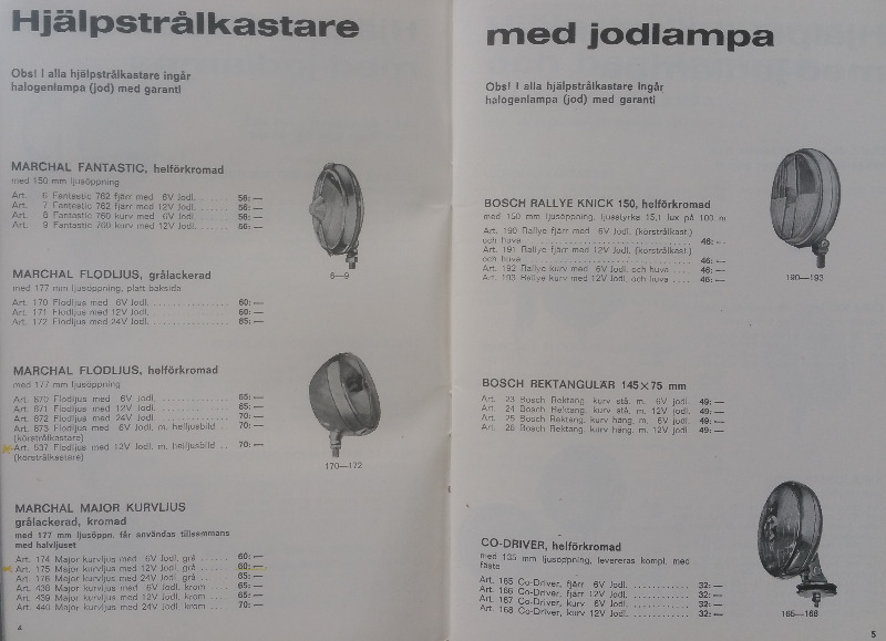 Hjälpstrålkastare - Biltema Nr 31 - 1970.JPG