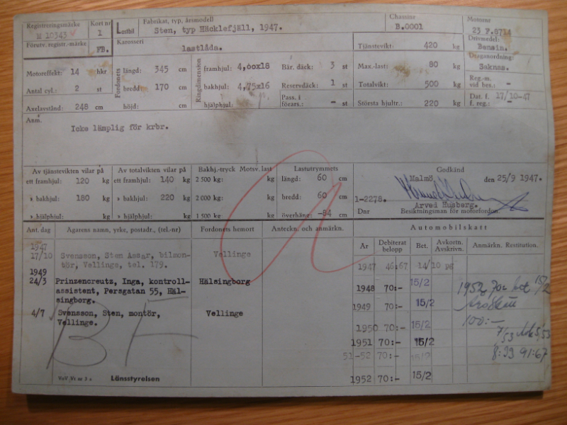 M10343 - Sten Häcklefjäll - 1947 - Ch # B0001 - Kort 1a - Lätt LB (MC).JPG