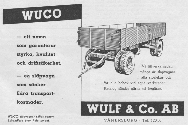 Wuco Släpvagn - Annons 1951 - LR.JPG