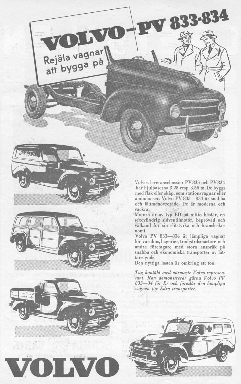 Volvo PV833-834 - Annons Lastbilen Nr 3-1952 - LR.JPG