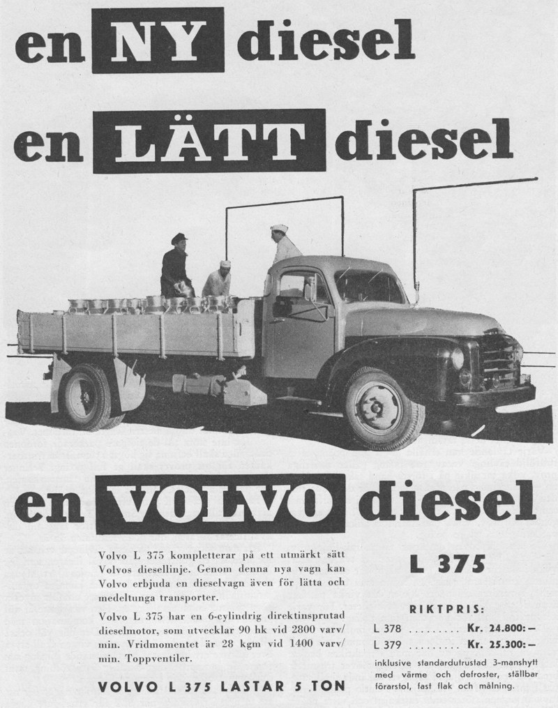Volvo L375 - Annons Lastbilen 12-1954 - LR.JPG