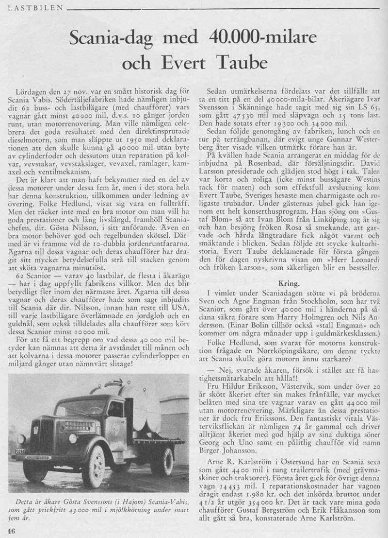 Scania-Vabis 40000 mil Reportage - Lastbilen 12-1954 - LR - 800 pixlar.JPG