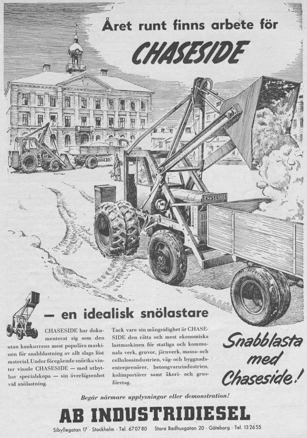 Lastmaskin - Chaseside - Annons Lastbilen Nr 2-1952 - LR.JPG