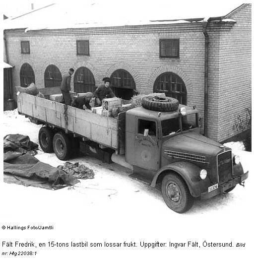 Scania-Vabis 390 Boggi - 1940 - X1334 - Östersund.JPG
