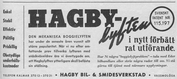 Hagby-Lyften - Lastbilen 1952.JPG