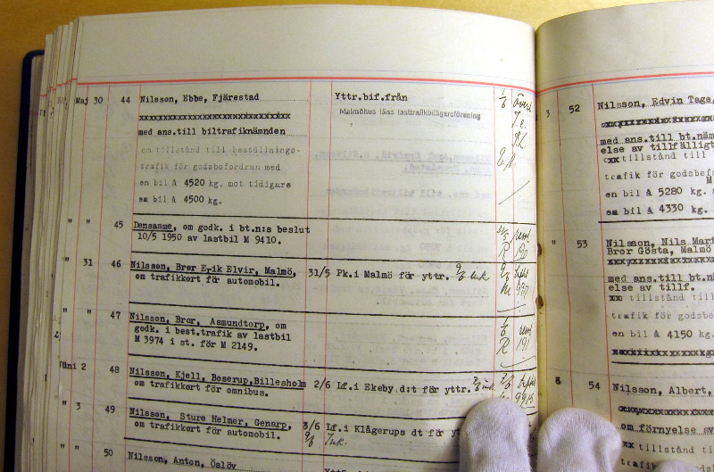 Godkänt Trafiktillstånd 500531 - Bror Nilsson Asmundtorp - Byte från M2149 (Dodge) till M3974 (Scania-Vabis).JPG