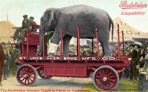 Studebaker 5-Ton Electric Truck - 1910 - Used as Ambulance.JPG